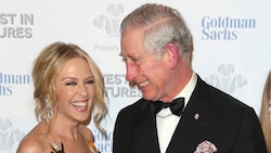 König Charles 2016 mit Kylie Minogue