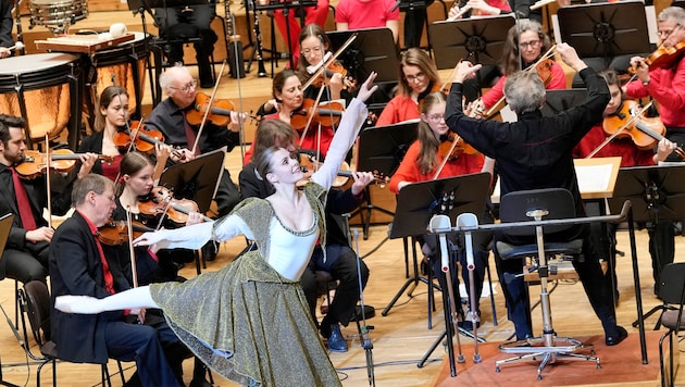 The Linz music school celebrated its anniversary at the Brucknerhaus - many young musicians and soloists were there. (Bild: Winkler Reinhard)