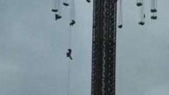 Aufregung bei mehreren Passanten am Montagvormittag beim Wiener Prater. Die „Krone“ weiß, was dahintersteckt.  (Bild: „Krone“-Leserreporter)