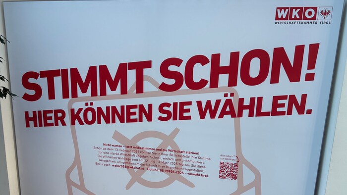 Am 12. und 13. März dürfen die Tiroler Unternehmerinnen und Unternehmer wieder wählen. Beim letzten Mal lag die Beteiligung bei knapp 40 Prozent.