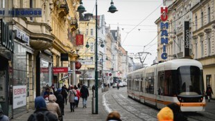 Der Vorfall fand in einer Straßenbahn auf der Linzer Landstraße statt