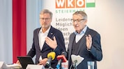 Zogen Bilanz: Direktor Karl-Heinz Dernoscheg (li.) und Kammer-Präsident Josef Herk.