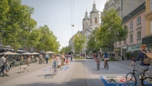 Die Landstraßer Hauptstraße soll neu gestaltet und verkehrsberuhigt werden – die Grünen schlagen ...