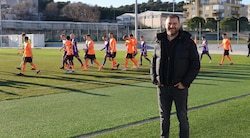 Boss Zeljko Karajica bei einem Testspiel 2024 in Kroatien zwischen seinen Klubs Sibenik und ...