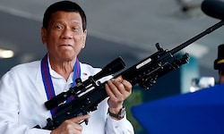 Archivbild aus dem Jahr 2018: Rodrigo Duterte ging hart gegen Drogenbanden in seinem Land vor ...