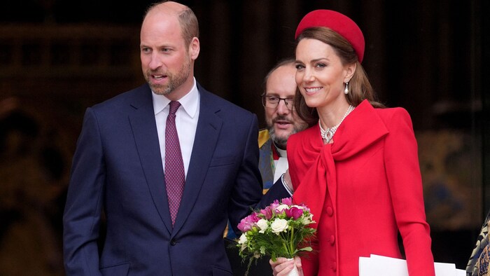 Prinzessin Kate kam zum Gottesdienst anlässlich des Commonwealth Day in einem recycelten Look.
