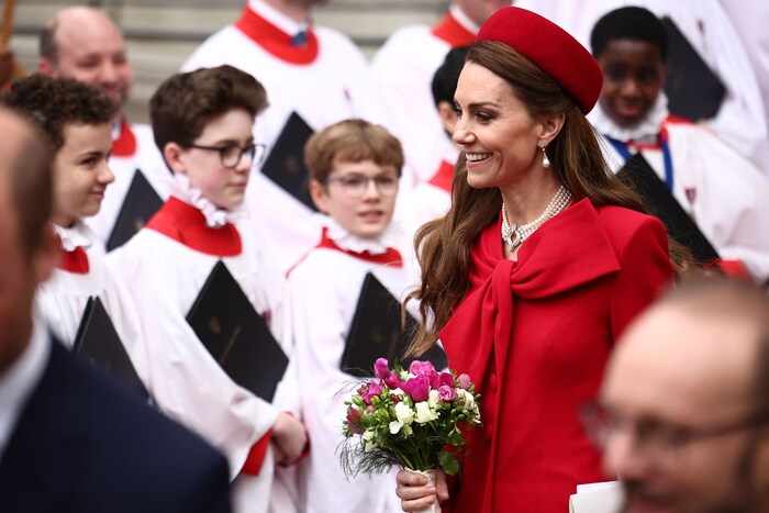 Prinzessin Kate feierte beim Commonwealth Day Service ihr strahlendes Comeback.