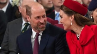 Der britische Thronfolger Prinz William (42) und seine Frau Prinzessin Kate (43) sind seit über 20 Jahren ein Paar – mit Höhen, Tiefen und einer royalen Traumhochzeit.  (Bild: AP/Aaron Chown/Pool Photo via AP)