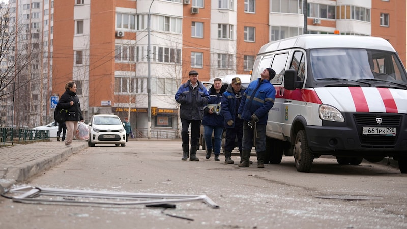 Laut dem Moskauer Bürgermeister ist der Angriff nach wie vor im Gange. (Bild: ASSOCIATED PRESS)