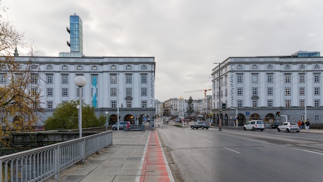 Ab April 2025 werden auf der Nibelungenbrücke provisorische Radfahrstreifen eingerichtet. (Bild: MARK SENGSTBRATL)