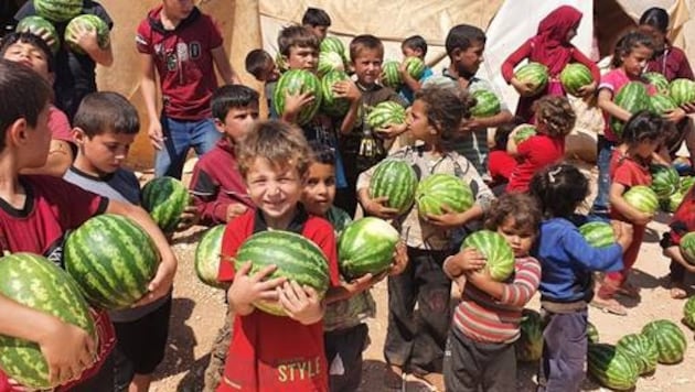 The children are grateful for any help. (Bild: Verein Bildung bringt Frieden)