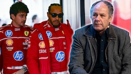 Gerhard Berger (re.) spricht über Ferrari und Lewis Hamilton (Bild: Krone KREATIV/APA/AFP/Giuseppe CACACE, GEPA Pictures)