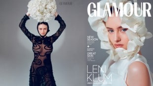 Leni Klum ziert die neue Ausgabe von „Glamour Germany“ und plaudert im Interview auch über die Hochzeitsnacht von Mama Heidi. (Bild: Krone KREATIV/© Agata Serge/Glamour Germany)