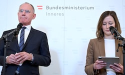 Innenminister Gerhard Karner und Integrationsministerin Claudia Plakolm (beide ÖVP)