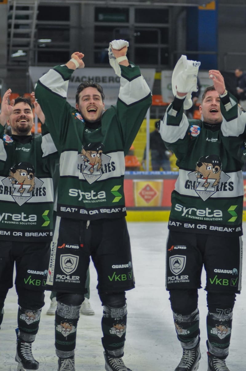 The Grizzlies celebrating the championship (Bild: Grizzlies)