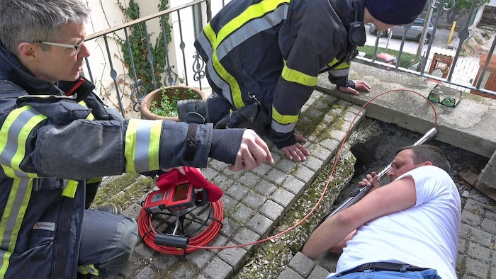 So konnten sich die Feuerwehrleute ein Bild von der Lage machen.