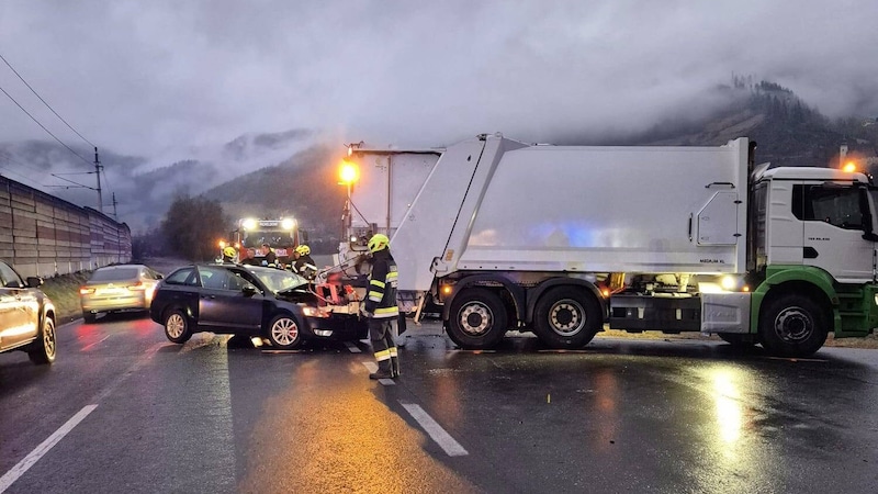 Another serious accident occurred in January. (Bild: FF Oberaich)