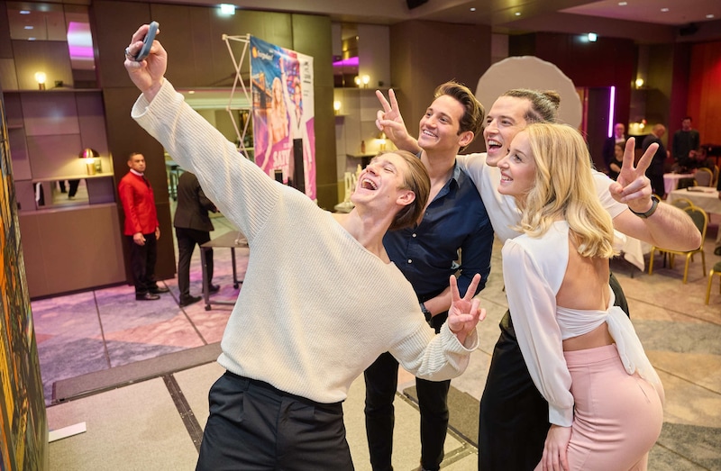 Hatten Spaß bei der Präsentation im Wiener Hotel Marriott (Bild: Alexander Tuma)