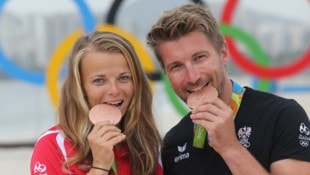 2016 jubelten Tanja Frank und Thomas Zajac über Olympia-Bronze. (Bild: GEPA)