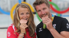 2016 jubelten Tanja Frank und Thomas Zajac über Olympia-Bronze. (Bild: GEPA)