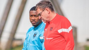 David Alaba und Ralf Rangnick
