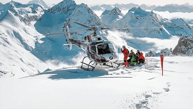 Heli-Skiing am Arlberg: Es darf weitergehen.  (Bild: Wucher Helikopter)