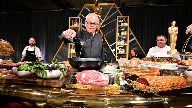 Wolfgang Puck is not only Hollywood's star chef at the Oscars. (Bild: FREDERIC J. BROWN)