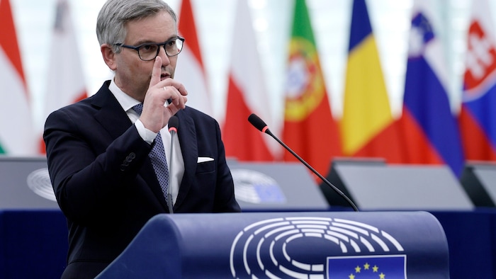 Magnus Brunner stellte am Dienstag in Straßburg den neuen EU-Plan für ein effizienteres ...