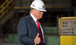 Die von US-Präsident Donald Trump angekündigten Zölle auf alle Stahl- und Aluminiumimporte in ...