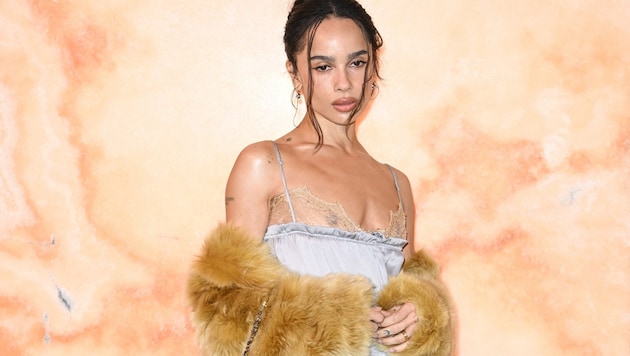 Zoë Kravitz sorgte mit diesem Look für jede Menge Aufsehen.  (Bild: Viennareport)