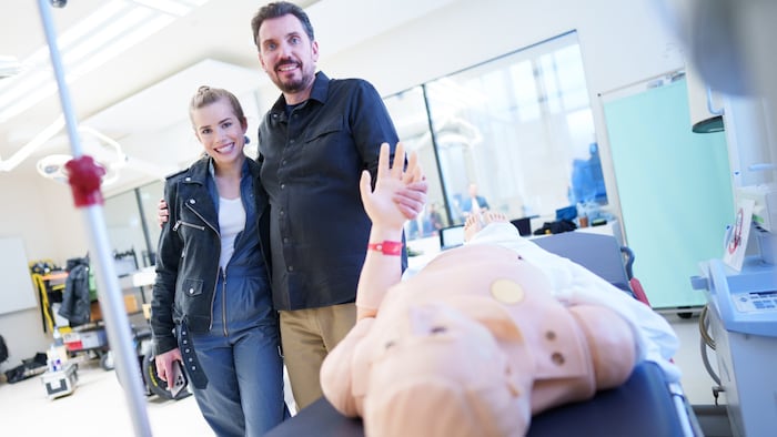 Anna Strigl mit Regisseur Andreas Schmied.