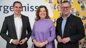 Zogen Bilanz über Gemeinderats- und Bürgermeisterwahlen: ÖVP-Manager Matthias Zauner (re.) und ...