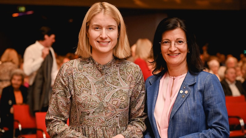 Christine Haberlander (li.) und Margit Angerlehner von Frau in der Wirtschaft. (Bild: Wenzel Markus)