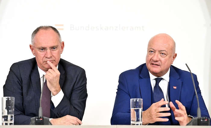 Minister Karner und Kanzler Stocker