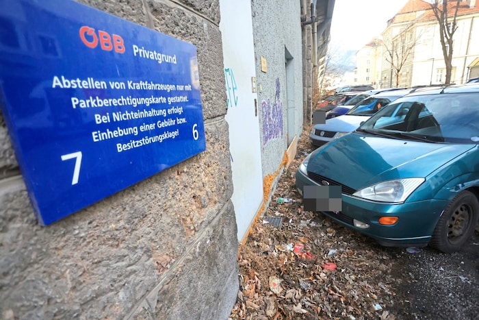 Der ÖBB-Privatgrund könnte leicht an die Anrainer vermietet werden.