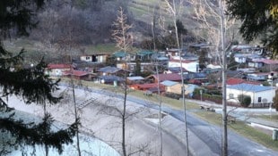 Beim Badesee Forchtenstein befindet sich der beliebte Mobilheimplatz. Rund 440 Parzellen umfasst dieser. (Bild: Reinhard Judt)