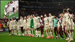 Gute Laune bei den Bayern – außer bei Sane ... (Bild: AFP/APA/INA FASSBENDER, Facebook/ESPN FC)