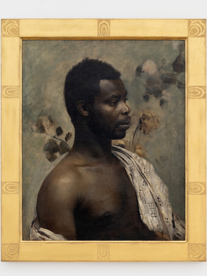 Gustav Klimt portrait of Prince William Nii Nortey Dowuona from 1897.