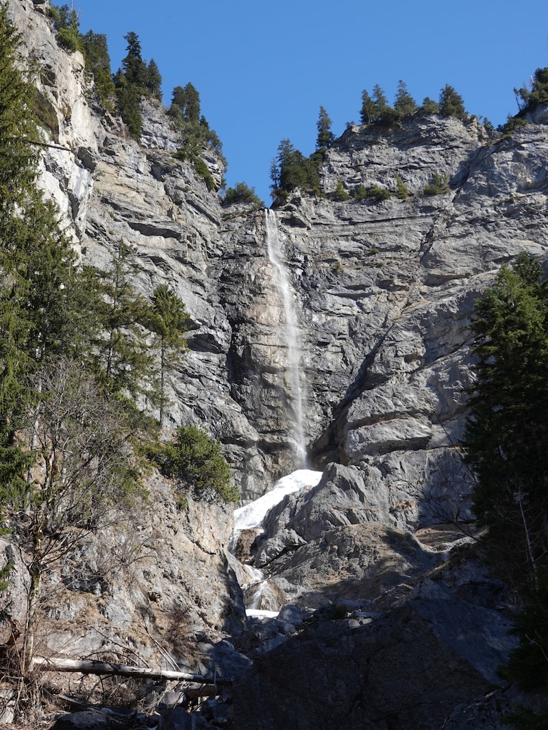 Beeindruckend: Der Mason-Wasserfall zählt mit seinen 80 Metern Fallhöhe zu den höchsten in ganz Österreich. (Bild: Bergauer Rubina)