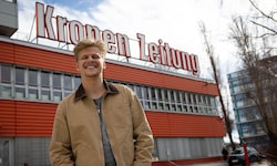 Musiker Thorsteinn Einarsson zu Gast in der „Krone“ in Wien. 