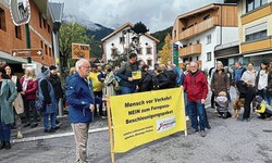 Auch in Tarrenz gab’s im vergangenen Herbst eine Demo.