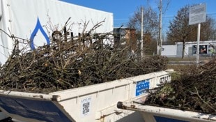 Auch in Pichling häuften sich in den letzten Tagen Beschwerden wegen der überfüllten Container, weiß Manuel Matsche. (Bild: M. Matsche)