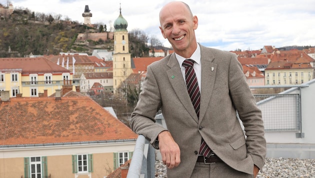 Der gebürtige Oststeirer Willibald Ehrenhöfer wohnt seit Jahren in Graz, nun arbeitet er auch in der Landeshauptstadt. (Bild: Jauschowetz Christian)