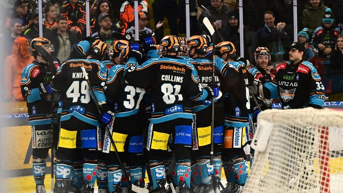 The Black WIngs recently celebrated a 2:1 victory in Linz.