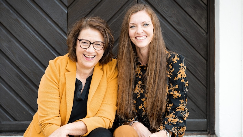 Sabine Reichsthaler (left) and Judith Guserl (right) are convinced that an appreciative environment is effective. (Bild: eris-portrait)