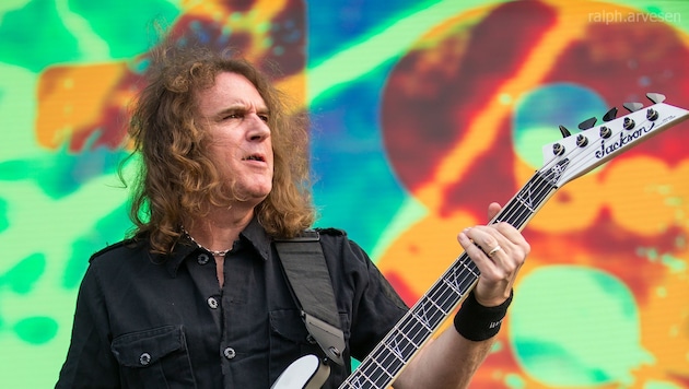 Thrash metal cult star on a solo tour: David Ellefson opens the Vienna Blues Spring. (Bild: Ralph Arvesen)