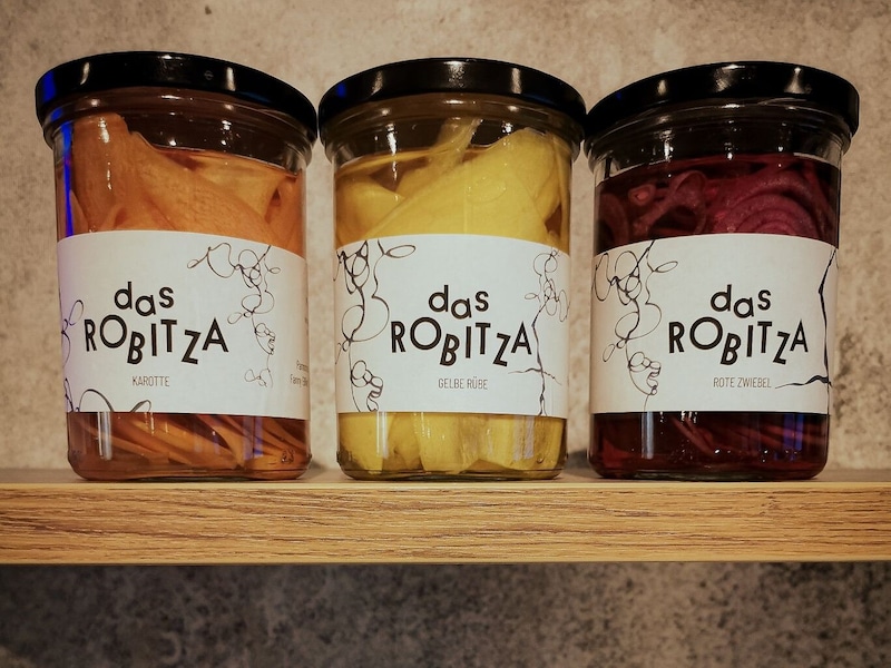 Those who prefer to dine at home can take delicacies home in a jar. (Bild: das ROBITZA &amp; Mr. K.)