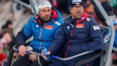 Trainer Andreas Widhölzl und sein Co Harald Diess (Bild: Tröster Andreas)