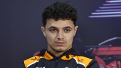 Lando Norris will die Erwartungen nicht zu hoch schrauben. (Bild: AFP/APA/FADEL SENNA)