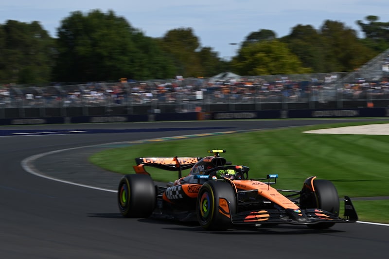 Lando Norris is one of the title contenders. (Bild: EPA/JOEL CARRETT)